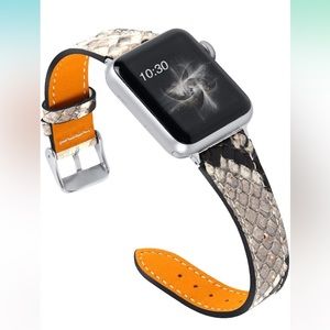 OULUCCI Leather Bands Apple Watch Band 38mm 40mm 41mm Top Grain Leather Band